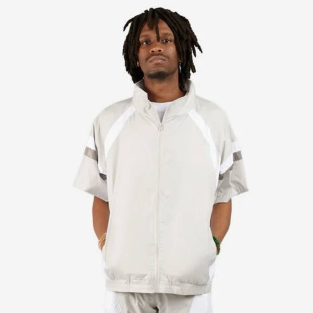 Full-Zip Colorblock Nylon Top - Picture 3 of 9